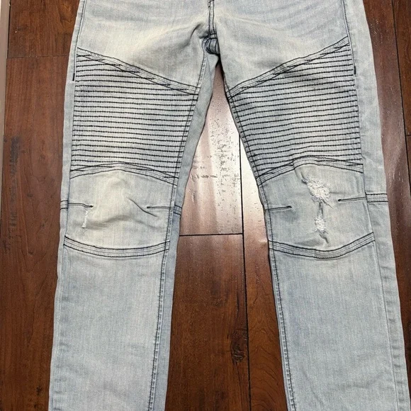 True Religion Blue Straight Jeans Classic Style - Picture 8 of 12